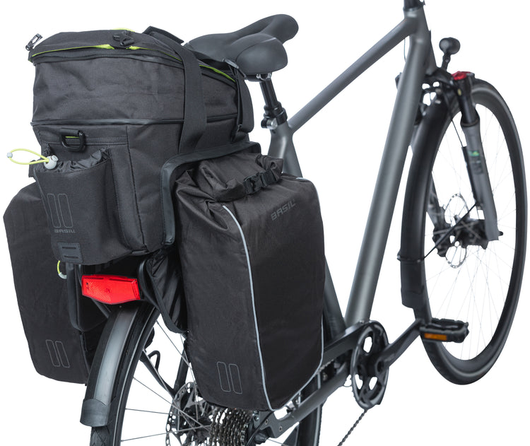 Basilikum Miles XL Mikes Gepäckverhalten Beutel wasserdicht 9-36L Schwarzer Kalk