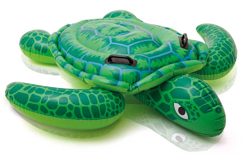 Kleine aufblasbare Schildkröte