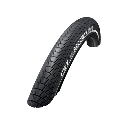 Reifen: CST Brooklyn Pro Farbe: Schwarz (2mm Anti-Leak) Größe: 26x2.1, Etro 55-559