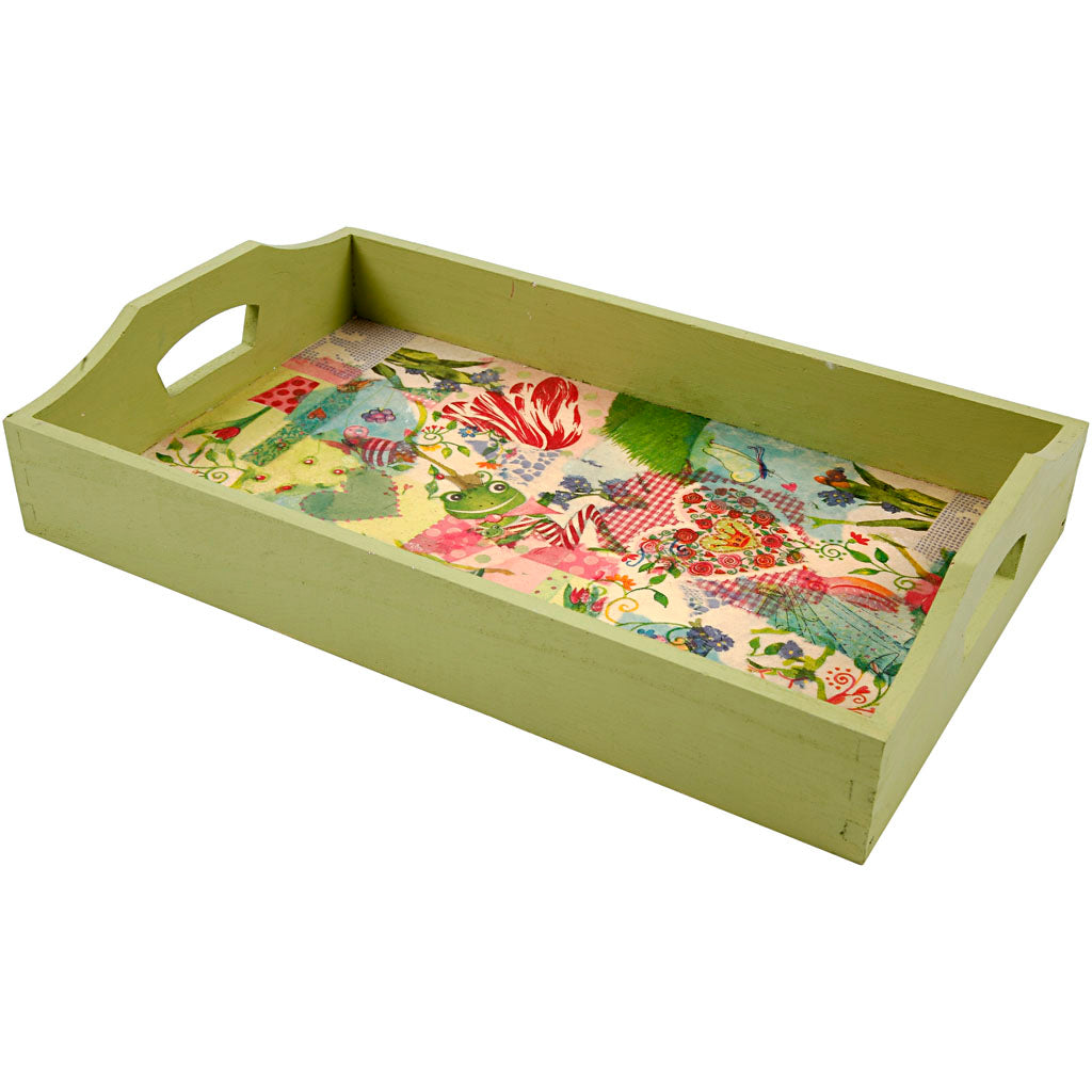 Creativ Company Tablett, Maße 30x17x5 cm, 1 Stück