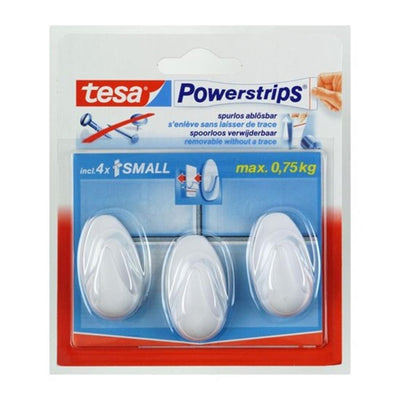 Tesa Haken oval weiß