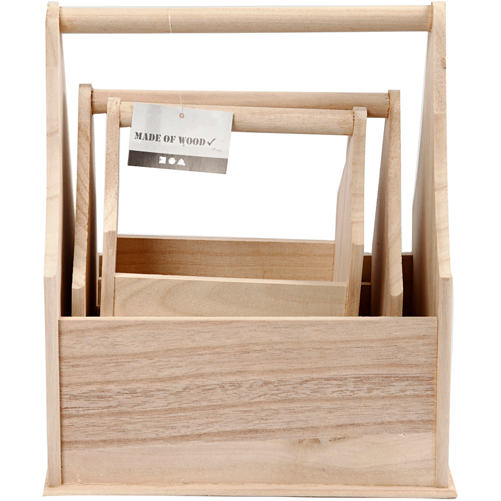 Flaschenhalter der Kreativfirma, AFM 24x17.5x28 cm, 3 Stück 1 Set