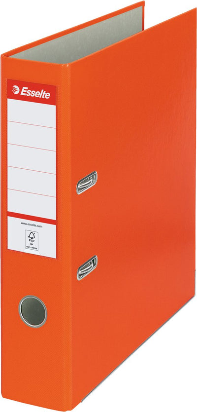 Esselte eko 11234 – Ordner – A4 75 mm – Orange – nachhaltig – umweltfreundlich – robust