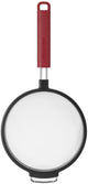 Kitchenaid Sieb mit Griff, Kugelsieb, 17 cm, Kunststoff Edelstahl, rot -