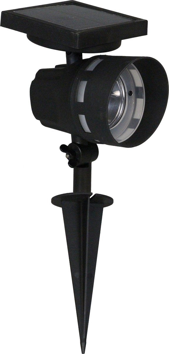 Luxform – Montana – Solar Intelligent Hybrid – Spike Spot – Schwarz – 50 Lumen – angetrieben durch Solarenergie