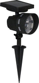 Luxform – Montana – Solar Intelligent Hybrid – Spike Spot – Schwarz – 50 Lumen – angetrieben durch Solarenergie