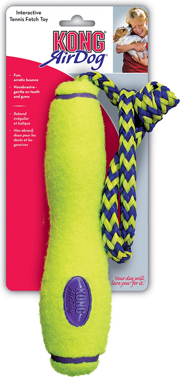 Kong Air Fetch – Stick – Hundespielzeug – L – schwimmend – Grün
