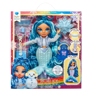 Regenbogen hoher Regenbogen hoher Winter Wunderland Pop Skyler Blau