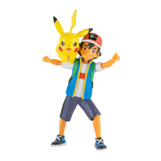 Jazwares Pokémon Battle Feature Figure – Ash Pikachu
