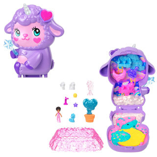 Polly Pocket Cozy Dreamland Sheep – kompaktes Spielfiguren-Set
