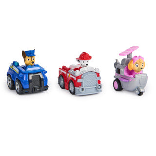 Spin Master Paw Patrol – Deluxe-Rescue-Racer-Verfolgungsjagd-Paw-Patrol-Spielzeugautos zum Sammeln mit Rückzugsfunktion