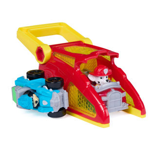 Paw Patrol – Marshall Pup Squad Throwers – 2er-Pack mit Rex-Fahrzeug – Spielsets
