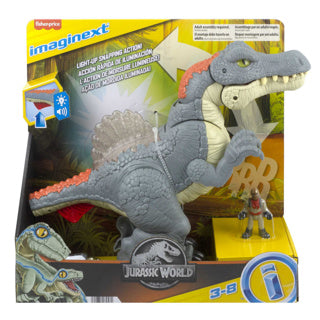Jurassic World Imaginext Ultra Snap Spinosaurus mit Licht und Klang