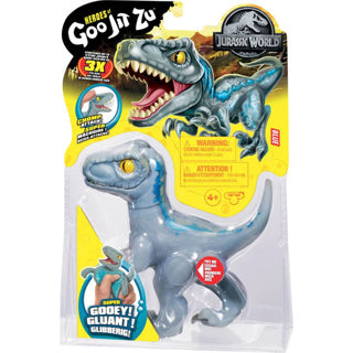 Goo Jit Zu Dinosaurier Elch Spielzeug Dino Blue Jurassic World 14 cm
