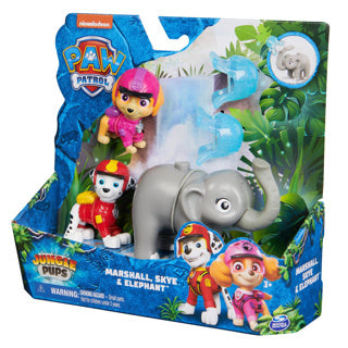 Spinmaster Paw Patrol Jungle Welpen Held Welpen Marshall, Skye Elefant