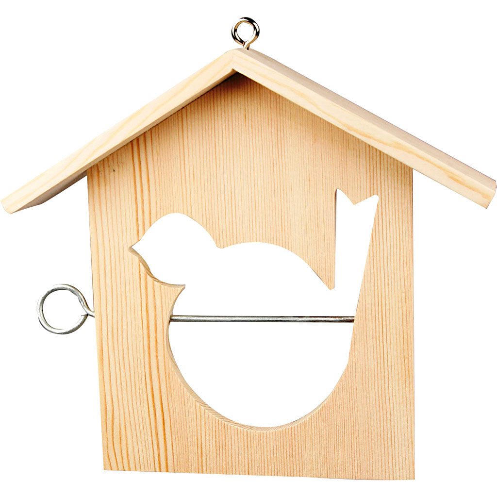 Creativ Company Vogelfutterhaus, Größe 19x21 cm, 1 Stück