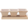 Creativ Company Blumentopf-Set, Maße 27x9x9 cm, 1 Set