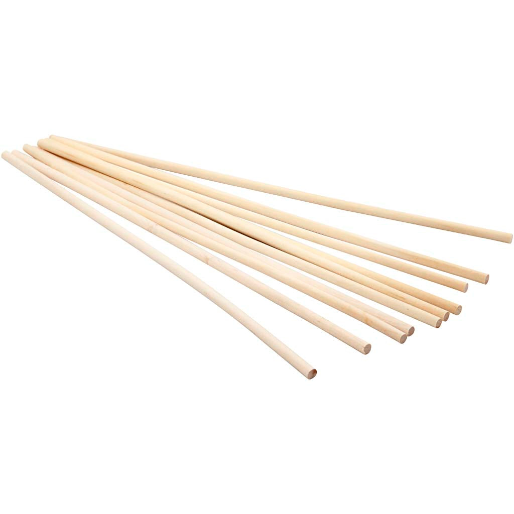 Creativ Company Flower Sticks, L: 30 cm, D 6 mm, 10 Stück 1 Box