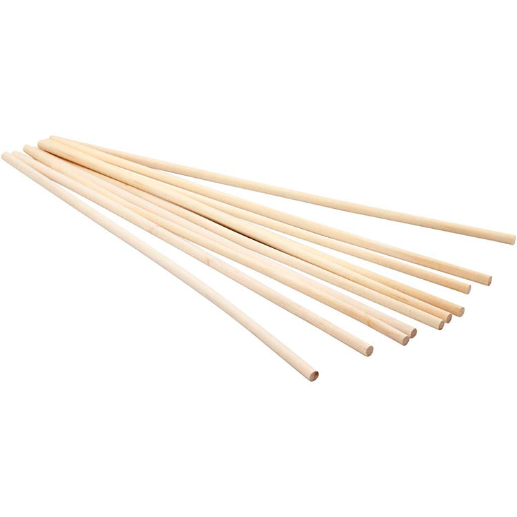 Creativ Company Flower Sticks, L: 30 cm, D 6 mm, 10 Stück 1 Box