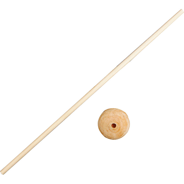 Creativ Firmenstab mit Sockel, H: 30 cm, T 4 cm, Lochgröße 6 mm, 10er Set 1 Box