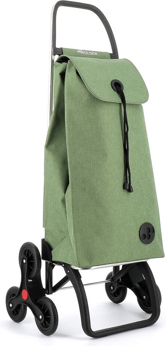 Rolser Einkaufswagen i-max tweed 6 – Treppenerhöhung – Verde