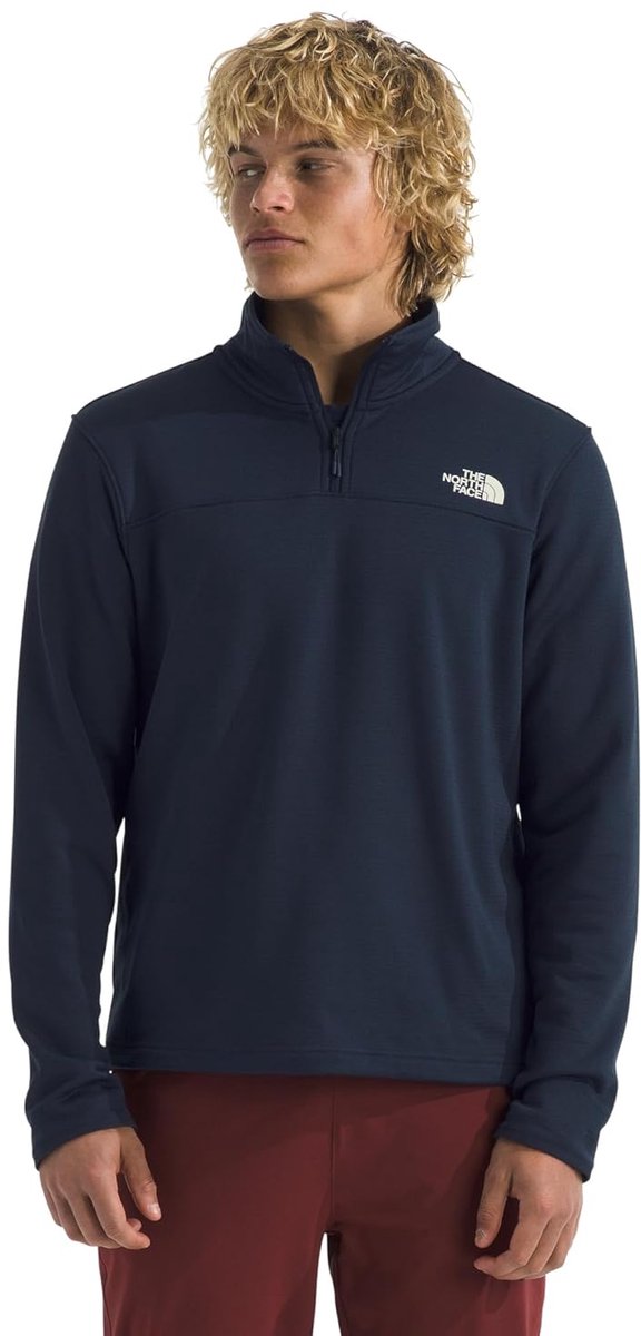 The North Face M Cedar Trail Grid Fleece 1–4 Reißverschluss Herren Outdoor-Pullover – Summit Navy