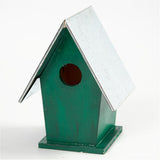 Creativ Company Vogelhaus mit Zinkdach, Maße 13,5x11x19 cm, Lochgröße 32 mm, 1 Stück - afbeelding 2