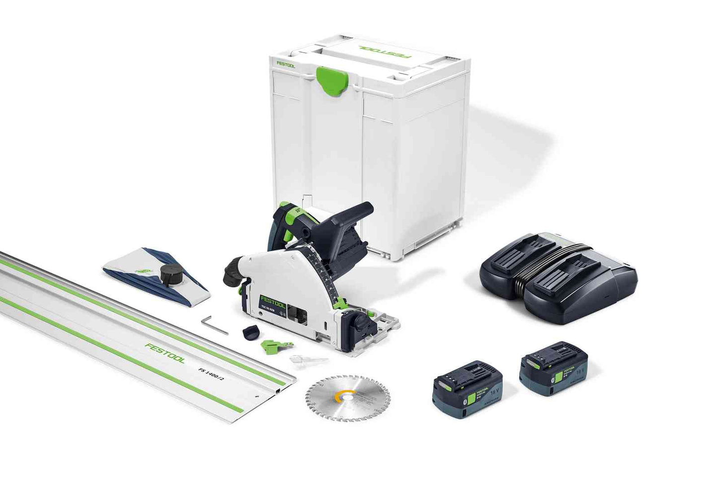 Festool Akku-Tauchkreissäge TSC55 5,2 Kebi-Plus XL
