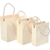 Creativ Firmentasche mit Henkel, H: 12+14+16 cm, T: 5+7+9 cm, B: 16+16,5+18 cm, 3 Stück 1 Set