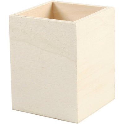 Creativ Company Stiftebox, H: 9,5 cm, Maße 7,5x7,5 cm, 1 Stück