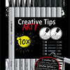 Stabilo Kreativspitzen Arty Pens verschiedene Spitzenstärken - 10 Stk.