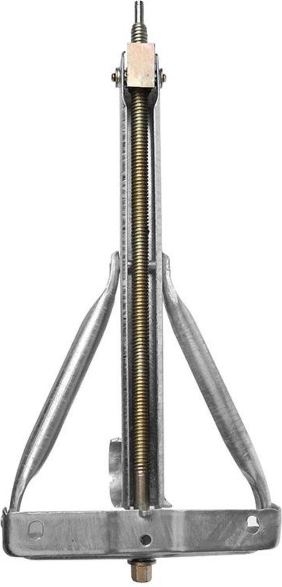 Proplus Eckstütze - Eckstütze - Drehstütze - Wohnwagenstütze - Stützfuß - Kurbelstützen - 500 kg Tragkraft