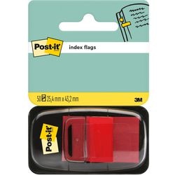 Index Post-it 680-1-ro 25 mm rot beschreibbar leicht entfernbar 50 Blatt