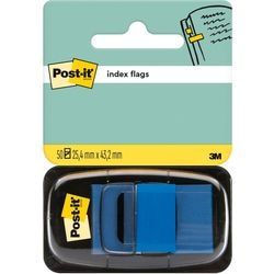 Index Post-it 680-2-bl 25 mm blau beschreibbar leicht entfernbar 50 Blatt