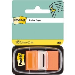 Index Post-it 680-4-oder 25 mm orange, beschreibbar, leicht entfernbar, 50 Blatt