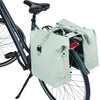 Basil SoHo Doppel-Fahrradtasche Nordlicht MIK – pastellgrün, wasserdicht, 41L, LED-Beleuchtung
