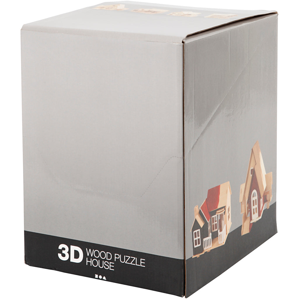 Creativ Company 3D-Holzbaukasten, 24 Teile, 1 Box