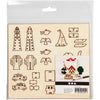 Creativ Company DIY Holzfiguren, Every Day, L: 15,5 cm, B: 17 cm, Stärke 3 mm, 1 Box