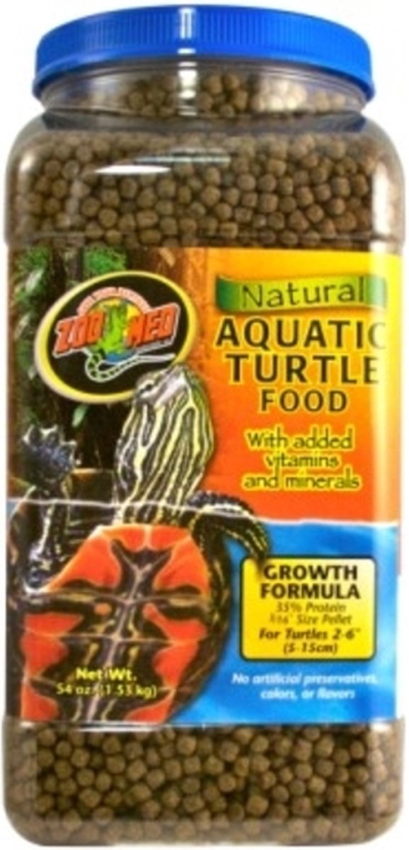 Zoomed zoo med natürliches Wasserschildkrötenfutter Growth – Schildkrötenfutter – 1,53 kg