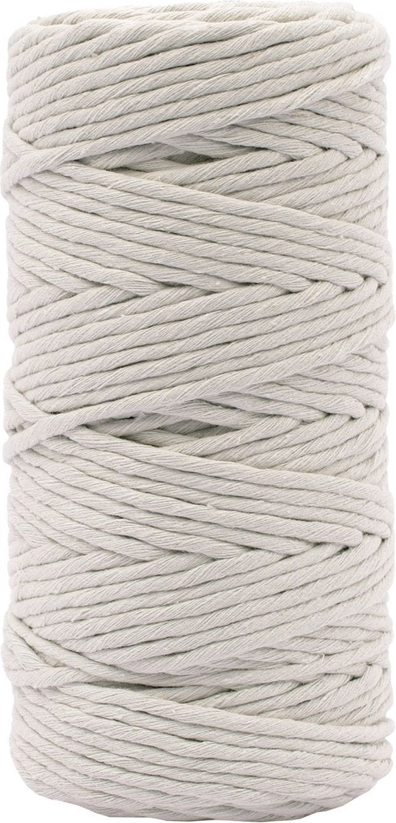 Vaessen creative • Makramee-Seil 3 mm x 100 m hellgrau