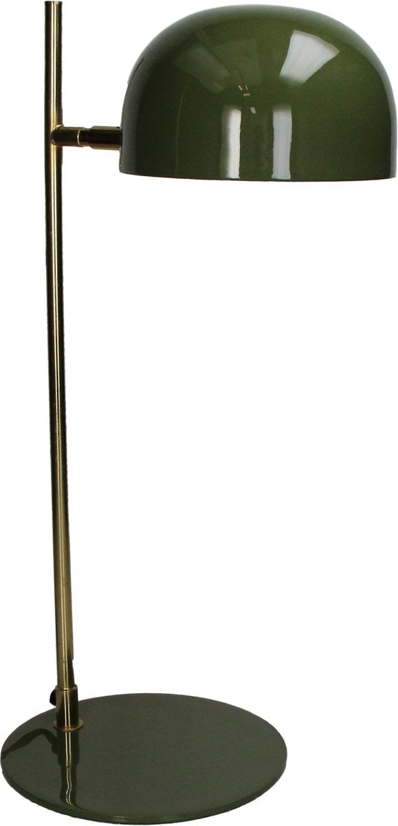 HD Collection Tischlampe Metall grün 25x19x50cm