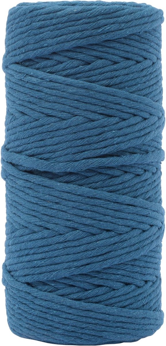 Vaessen creative • Makramee-Seil 3 mm x 100 m dunkelblau