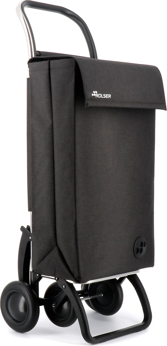 Rolser Einkaufstrolley 4 Rollen Sbelta Tweed – 4,2 – Schwarz