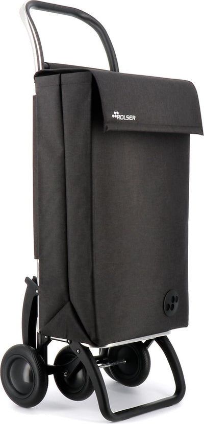 Rolser Einkaufstrolley 4 Rollen Sbelta Tweed – 4,2 – Schwarz