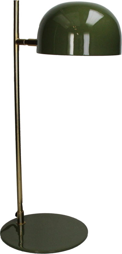 HD Collection Tischlampe Metall grün 25x19x50cm