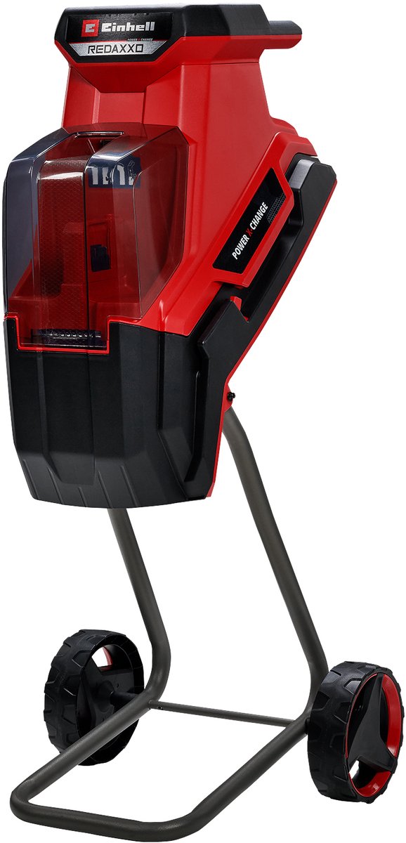 Einhell Akku-Messerhäcksler Redaxxo 36 25 Li Solo - Power X-Change - 36 V Li-Ion - max. Aststärke: ø25 mm – 90 db – 3 Wendemesser aus Spezialstahl – inkl. praktischer Schiebestock - exkl. Akku und Ladegerät