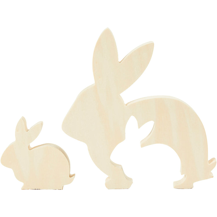 Creativ Company 2in1 Figuren, H: 5+10,5 cm, T: 1,2 cm, B: 5+10 cm, 1 Set