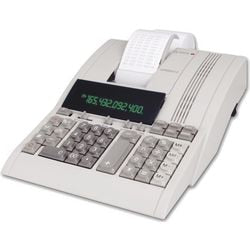 Rechner mit Drucker Olympia CPD 5212 12-stelliges Display grau
