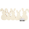 Creativ Company Hasen, H: 11 cm, B: 30 cm, Dicke 2 cm, 1 Set