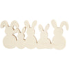 Creativ Company Hasen, H: 11 cm, B: 30 cm, Dicke 2 cm, 1 Set